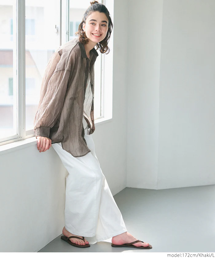 シアービッグシャツ レディース メール便不可 - Image 17