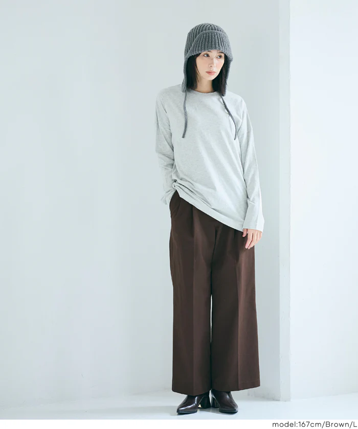 セール★2990円→990円 タックワイドチノパンツ レディース メール便不可 - Image 10
