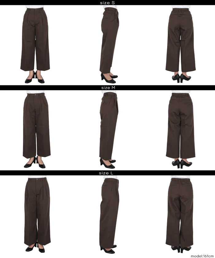 セール★2990円→990円 タックワイドチノパンツ レディース メール便不可 - Image 16