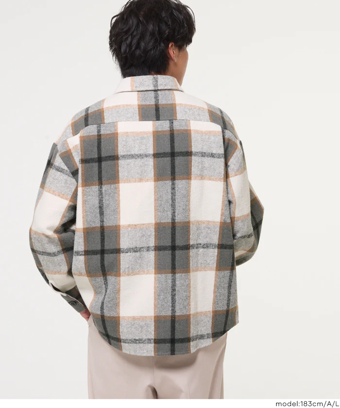 セール★3490円→1990円 ヘビーネルアソートチェック柄シャツ メンズ メール便不可 - Image 15