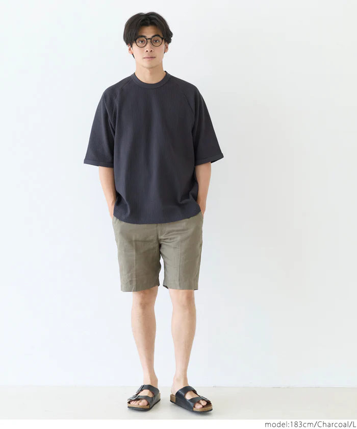 セール★2490円→1990円 EAZY TEX ワッフルワイドラグランTシャツ メンズ メール便不可 - Image 10