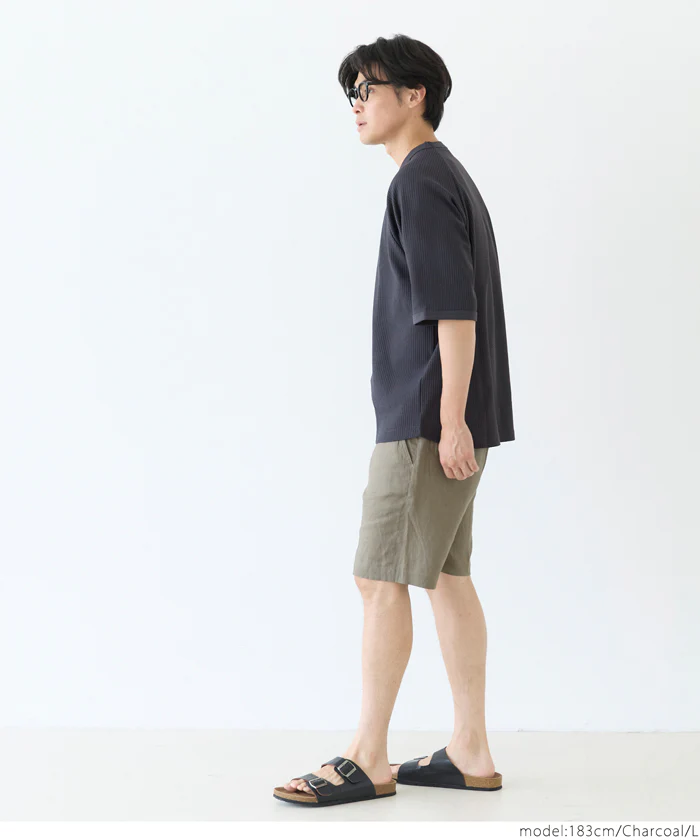 セール★2490円→1990円 EAZY TEX ワッフルワイドラグランTシャツ メンズ メール便不可 - Image 9