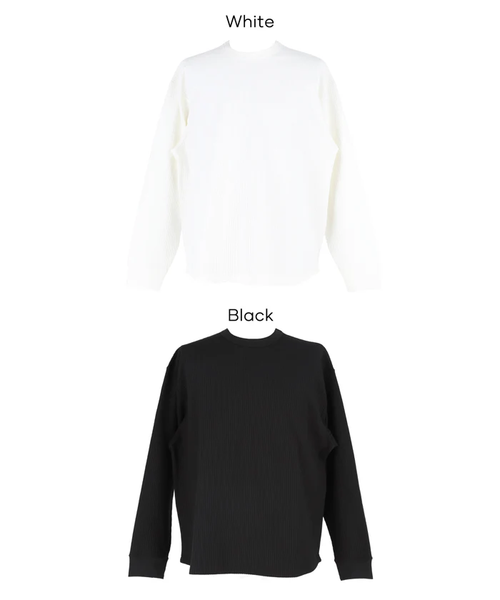 セール★2690円→990円EAZY TEX ワッフルワイド長袖Tシャツ メンズ メール便不可 - Image 14