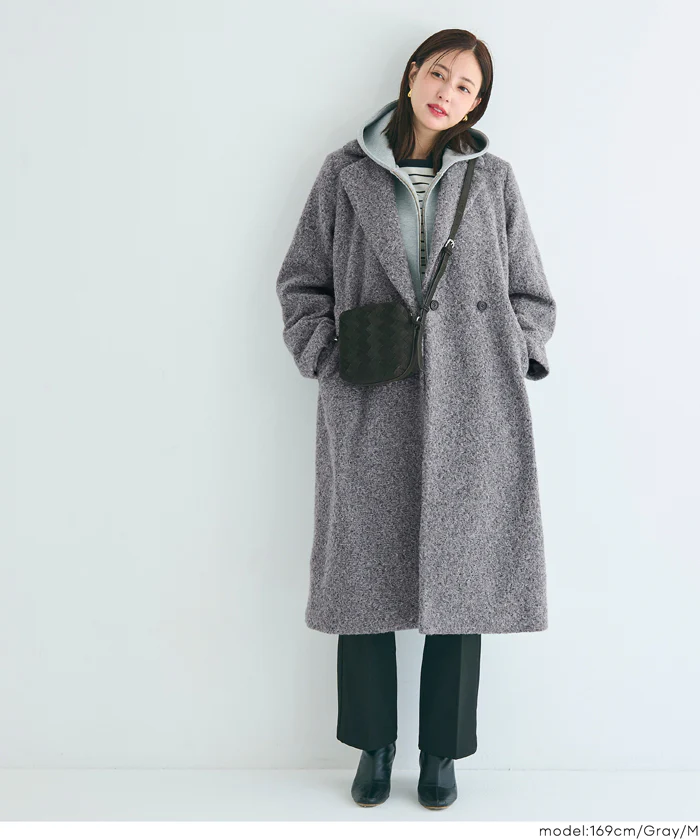 セール★5990円→2990円 カーリーボアコート ウォッシャブル レディース メール便不可 - Image 3