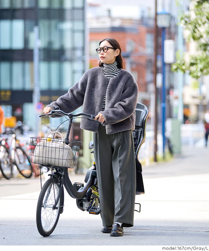 【DAILY WARM】裏起毛ワイドスラックス レディース 送料無料/メール便不可 - Image 8