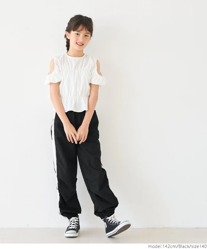 WEB限定セール ★2490円→1490円ライトワッシャーナイロンレースパンツ キッズ メール便不可 - Image 2