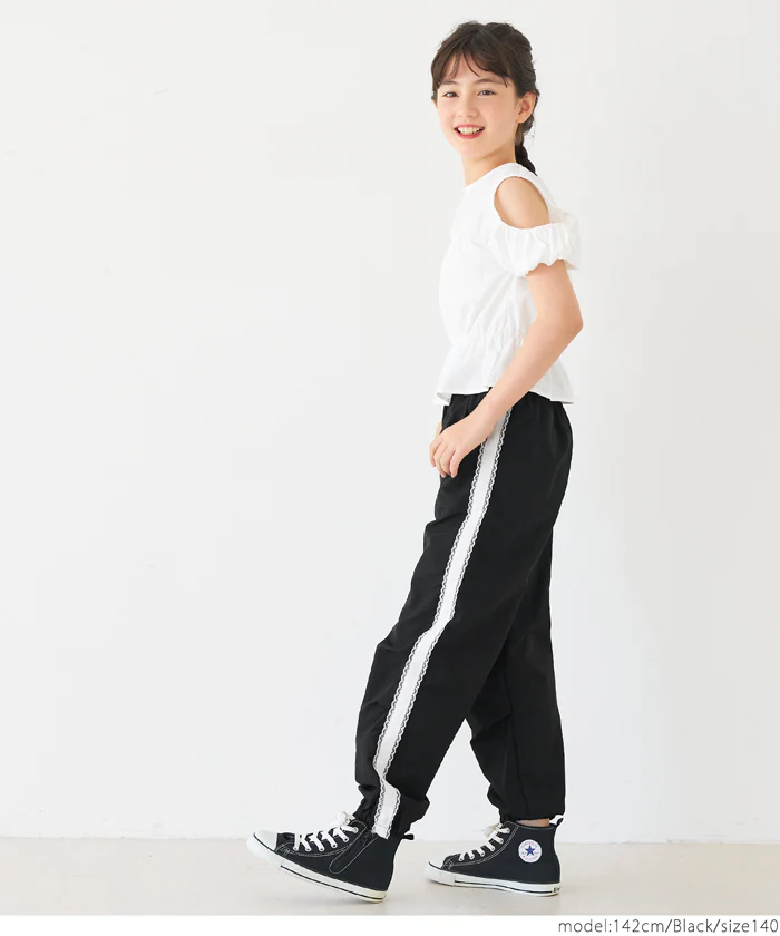 WEB限定セール ★2490円→1490円ライトワッシャーナイロンレースパンツ キッズ メール便不可 - Image 3