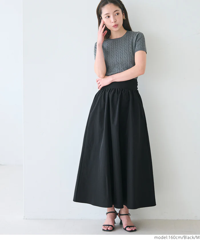 セール★2490円→1490円 リボンフレアスカート レディース メール便不可 - Image 11