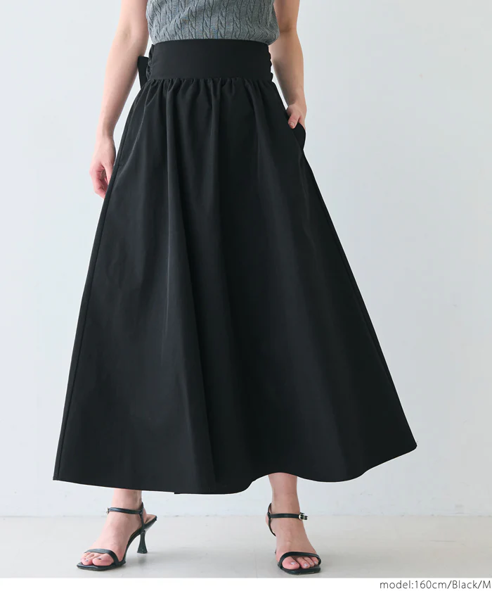 セール★2490円→1490円 リボンフレアスカート レディース メール便不可 - Image 8