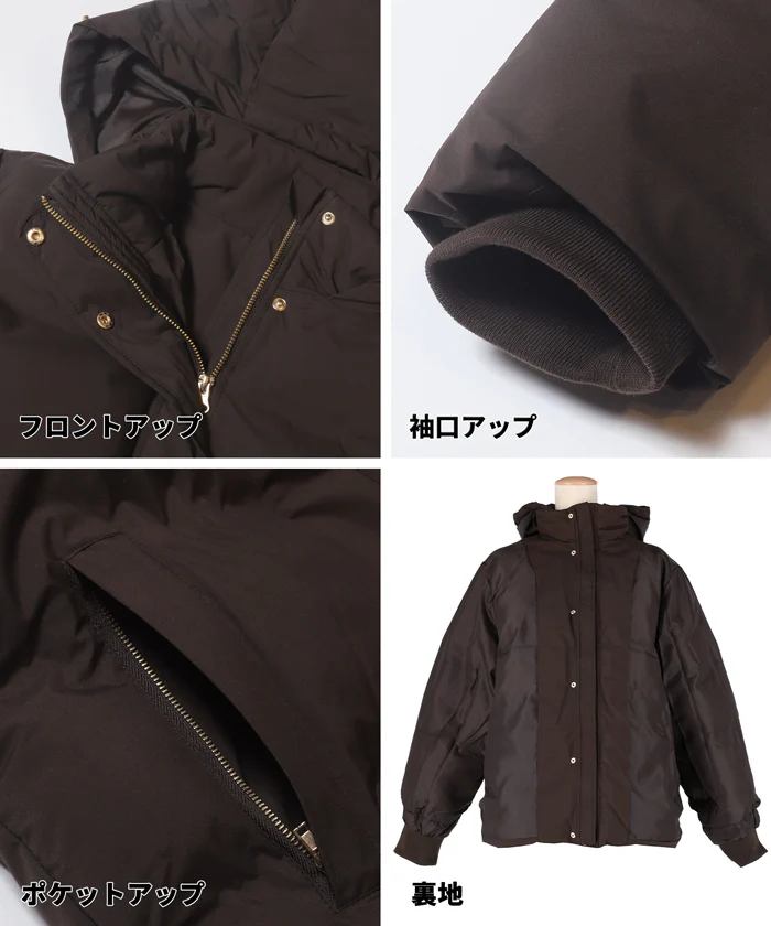 セール★5990円→3990円 シームレス中綿ブルゾン レディース 送料無料/メール便不可 - Image 19