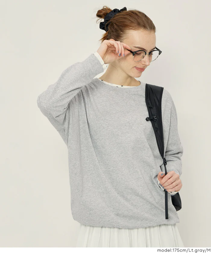 セール★1690円→990円ドルマンスリーブ長袖Tシャツ レディース メール便不可 - Image 13