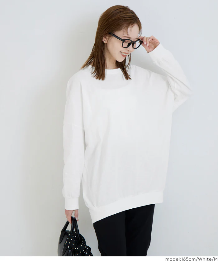 セール★1690円→990円ドルマンスリーブ長袖Tシャツ レディース メール便不可 - Image 6