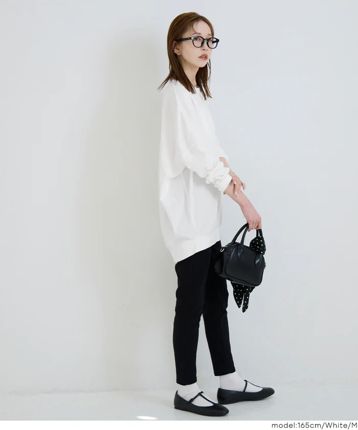セール★1690円→990円ドルマンスリーブ長袖Tシャツ レディース メール便不可 - Image 8