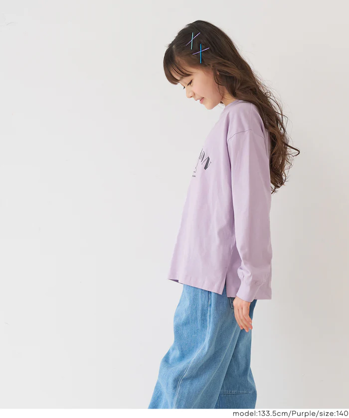 セール★990円→550円イラストプリントロングTシャツ キッズ メール便可 - Image 3