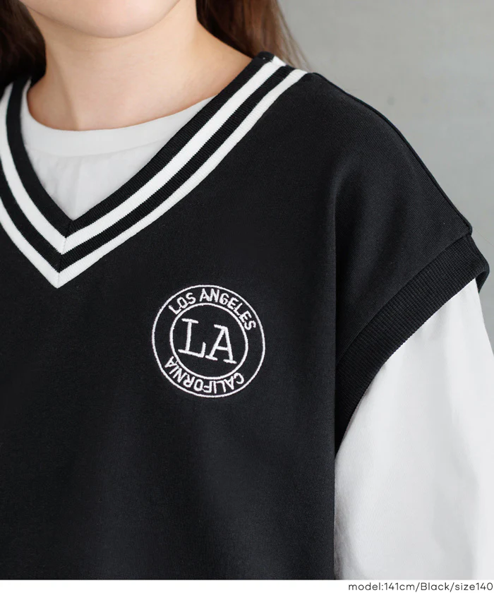 ベストレイヤードTシャツ キッズ メール便不可 - Image 13
