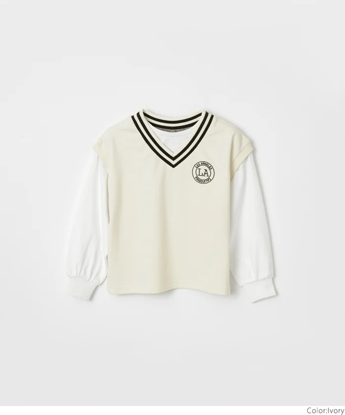 ベストレイヤードTシャツ キッズ メール便不可 - Image 15