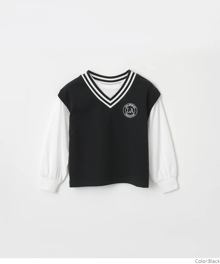 ベストレイヤードTシャツ キッズ メール便不可 - Image 16