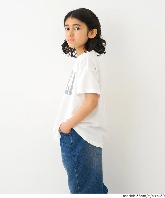 GW限定セール★ 親子お揃いテールカットカレッジビッグTシャツ キッズ メール便不可 - Image 8