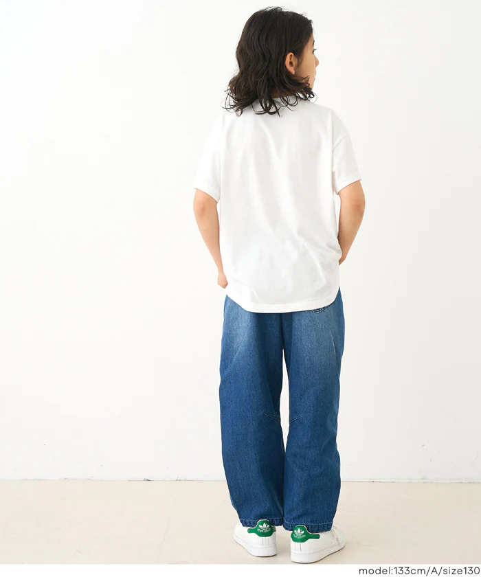 GW限定セール★ 親子お揃いテールカットカレッジビッグTシャツ キッズ メール便不可 - Image 9