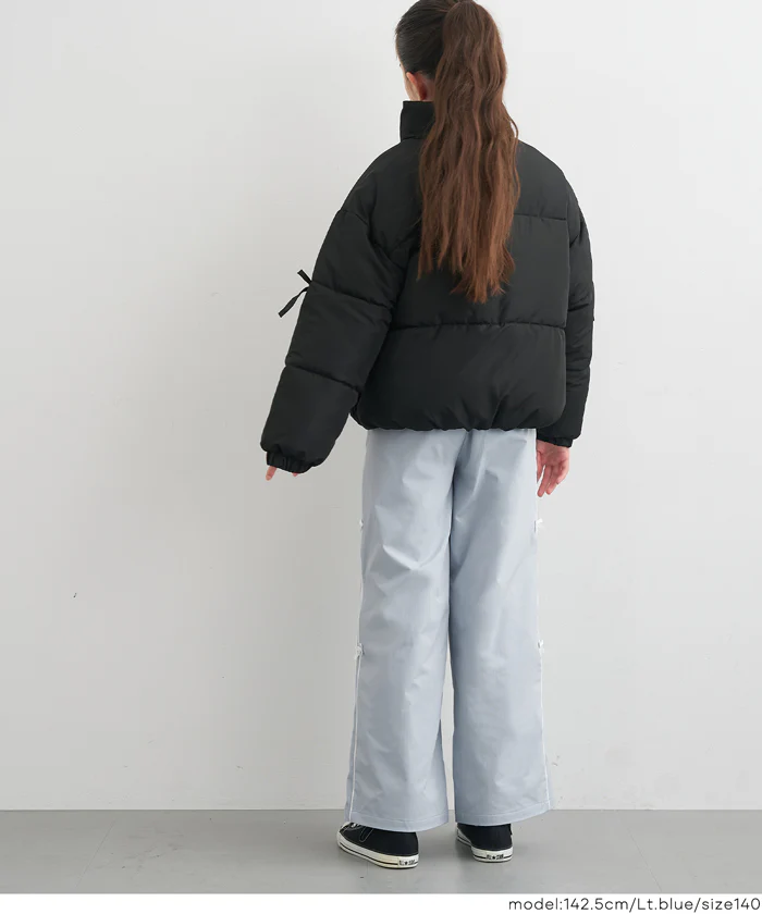 セール★2490円→1990円 【DAILY WARM】裏微起毛サイドラインリボンパンツ キッズ メール不可 - Image 6