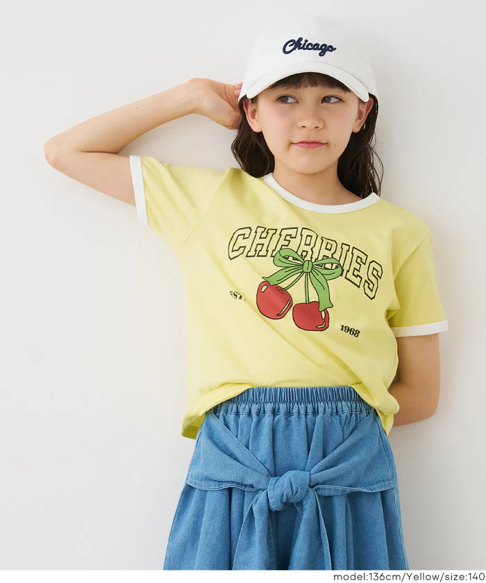 さくらんぼリンガーTシャツ キッズ メール便不可 - Image 12