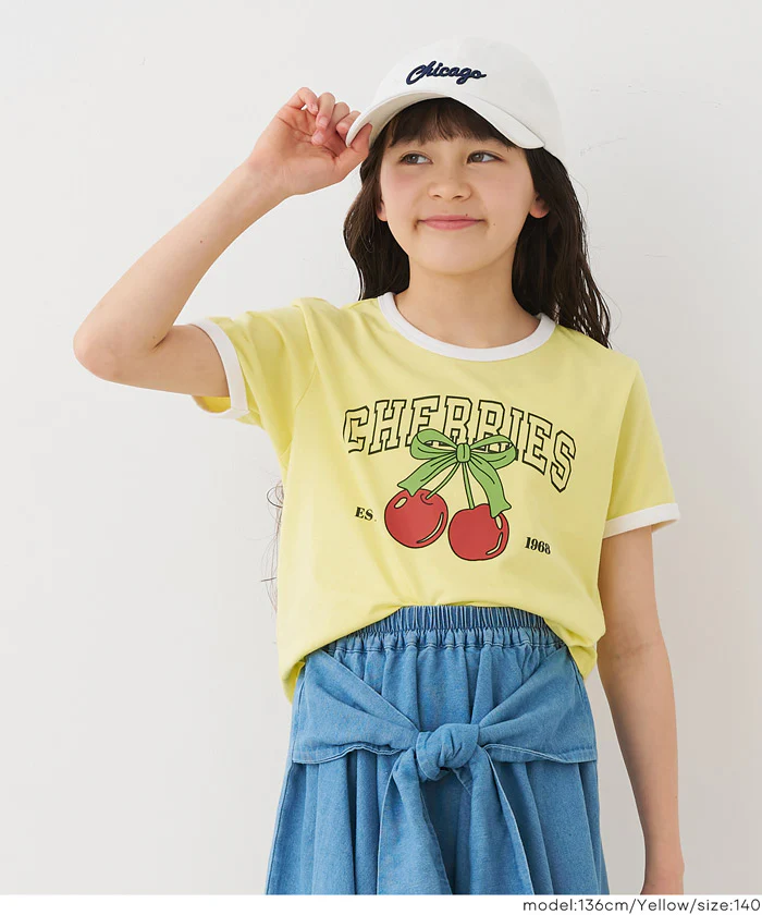 さくらんぼリンガーTシャツ キッズ メール便不可 - Image 16