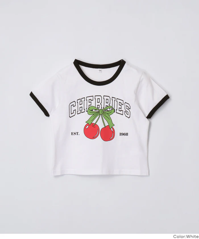 さくらんぼリンガーTシャツ キッズ メール便不可 - Image 18