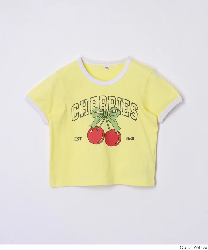 さくらんぼリンガーTシャツ キッズ メール便不可 - Image 20