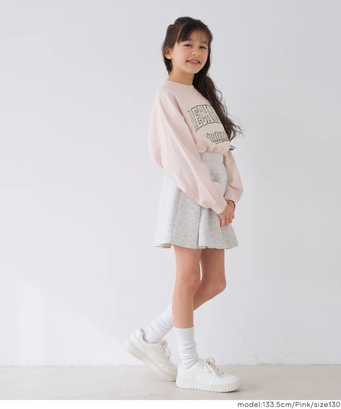 セール★1290円→790円 親子お揃いT-スウェットロゴビッグシルエット キッズ メール便不可 - Image 7