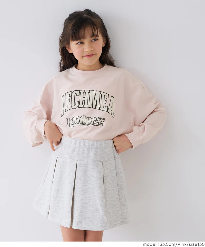 セール★1290円→790円 親子お揃いT-スウェットロゴビッグシルエット キッズ メール便不可 - Image 8