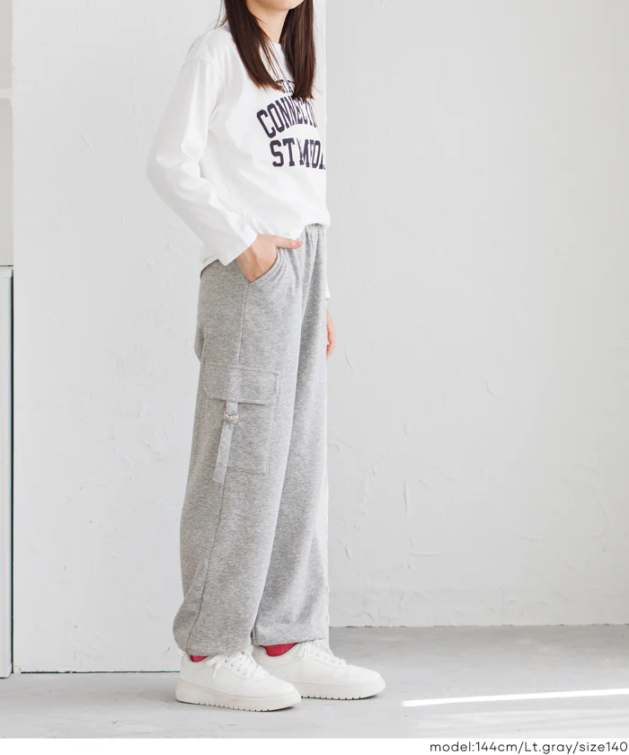 刺繍スウェットカーゴパンツ キッズ メール便不可 - Image 10