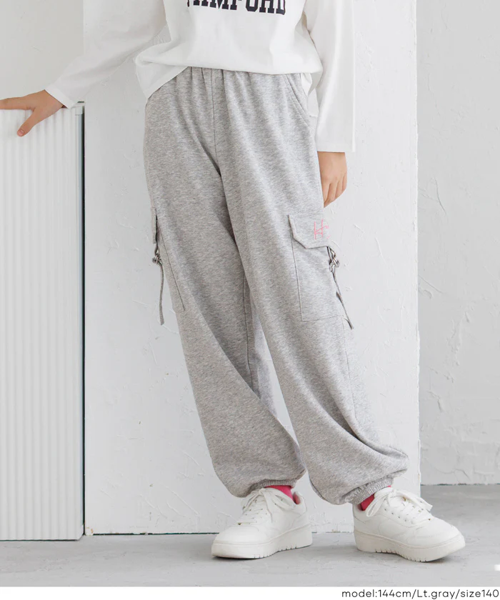 刺繍スウェットカーゴパンツ キッズ メール便不可 - Image 11