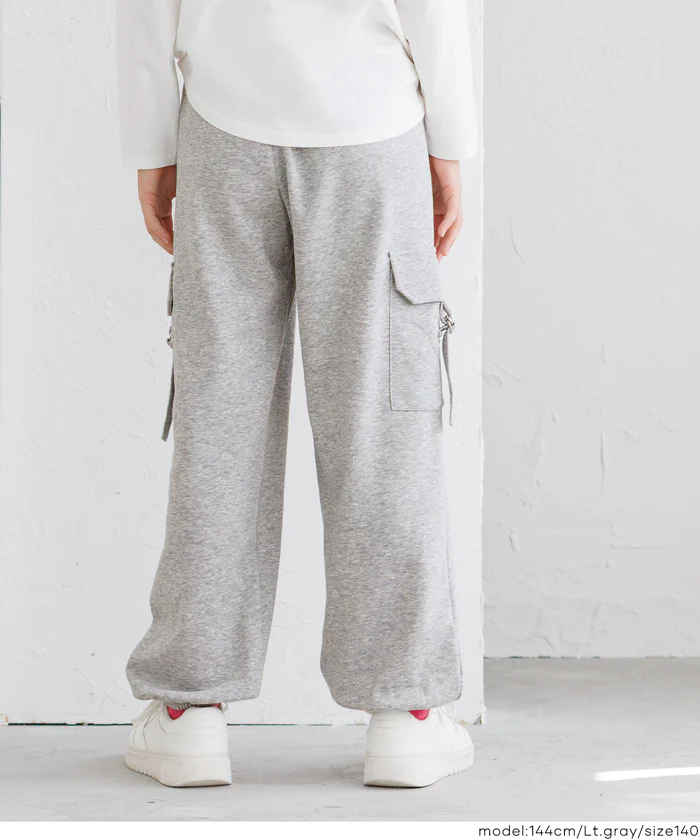 刺繍スウェットカーゴパンツ キッズ メール便不可 - Image 8
