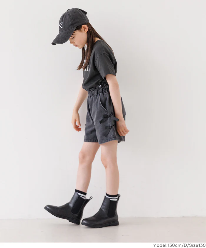 親子お揃いクルーネックロゴTシャツ キッズ メール便不可 - Image 16
