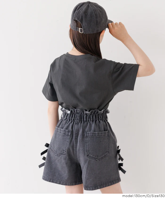親子お揃いクルーネックロゴTシャツ キッズ メール便不可 - Image 17