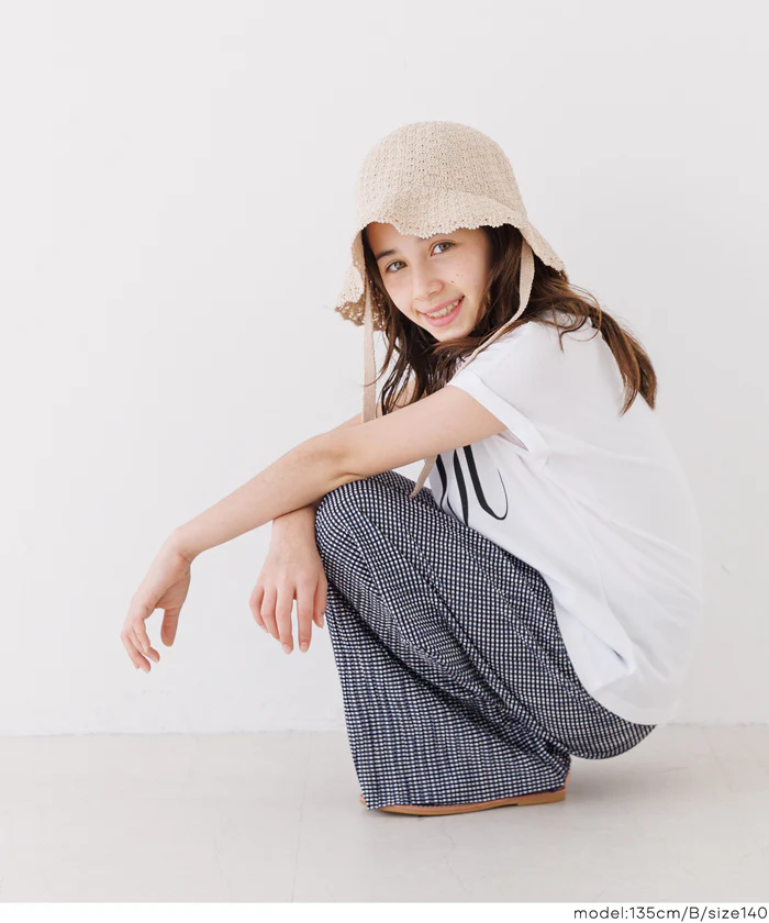 親子お揃いフレンチスリーブプリントTシャツ キッズ メール便可 - Image 19