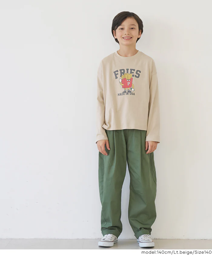 セール★990円→590円イラストプリント長袖Tシャツ キッズ メール便不可 - Image 2
