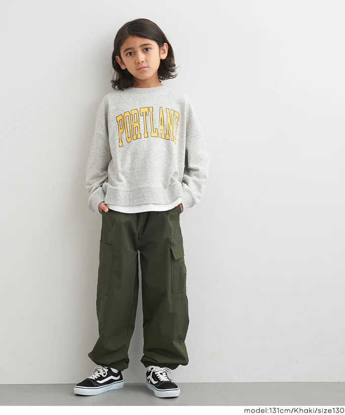 【DAILY WARM】裏微起毛ファスナージョガーパンツ キッズ メール便不可 - Image 11