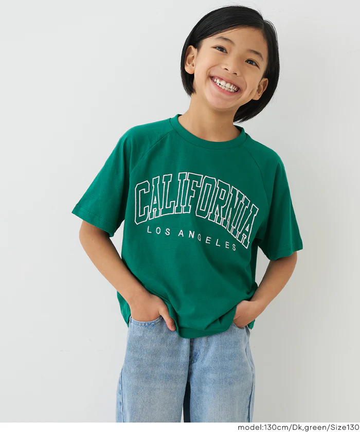 GW限定セール★ カレッジ刺繍Tシャツ キッズ メール便不可 - Image 3