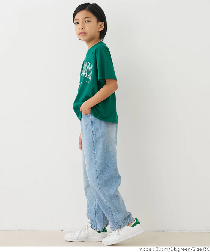 GW限定セール★ カレッジ刺繍Tシャツ キッズ メール便不可 - Image 4