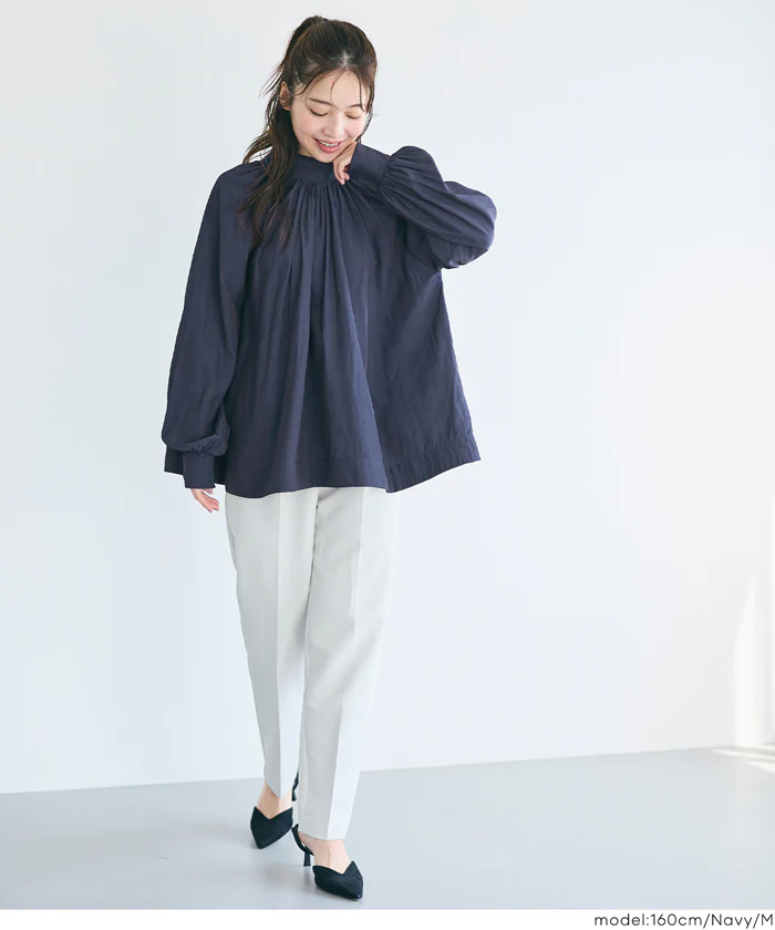 セール★2490円→990円バックリボンサテンブラウス レディース メール便不可 - Image 8
