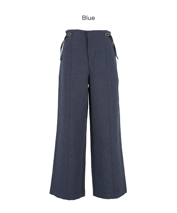 デニムライクワイドパンツ レディース メール便不可 - Image 11