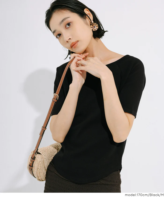 リブラグラン半袖Tシャツ レディース メール便不可 - Image 14