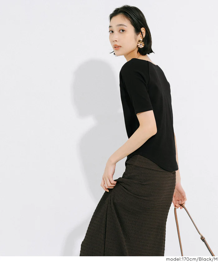 リブラグラン半袖Tシャツ レディース メール便不可 - Image 16