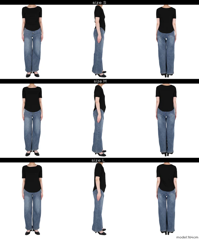 リブラグラン半袖Tシャツ レディース メール便不可 - Image 17