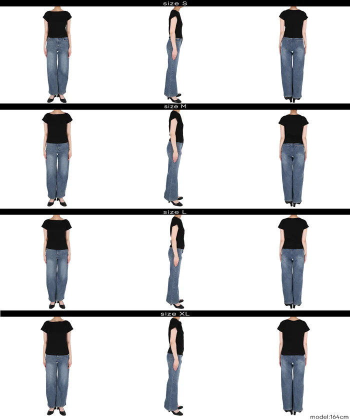 リブワイドネックTシャツ レディース メール便可 mrb - Image 14
