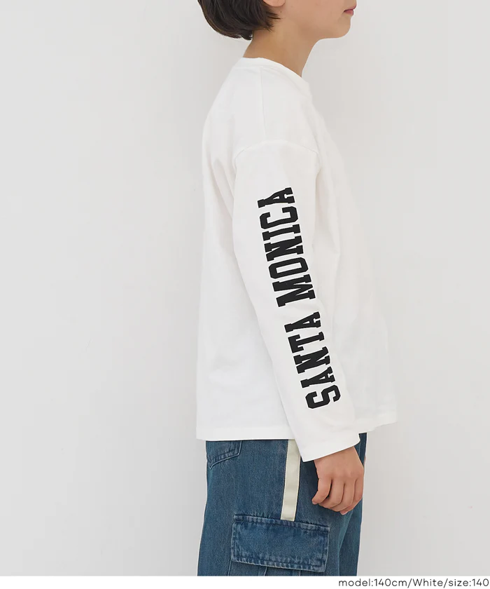 セール★990円→590円袖プリント長袖Tシャツ キッズ メール便不可 - Image 5