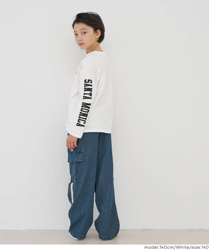 セール★990円→590円袖プリント長袖Tシャツ キッズ メール便不可 - Image 6