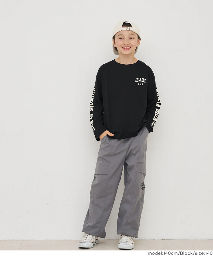 セール★990円→590円袖プリント長袖Tシャツ キッズ メール便不可 - Image 8