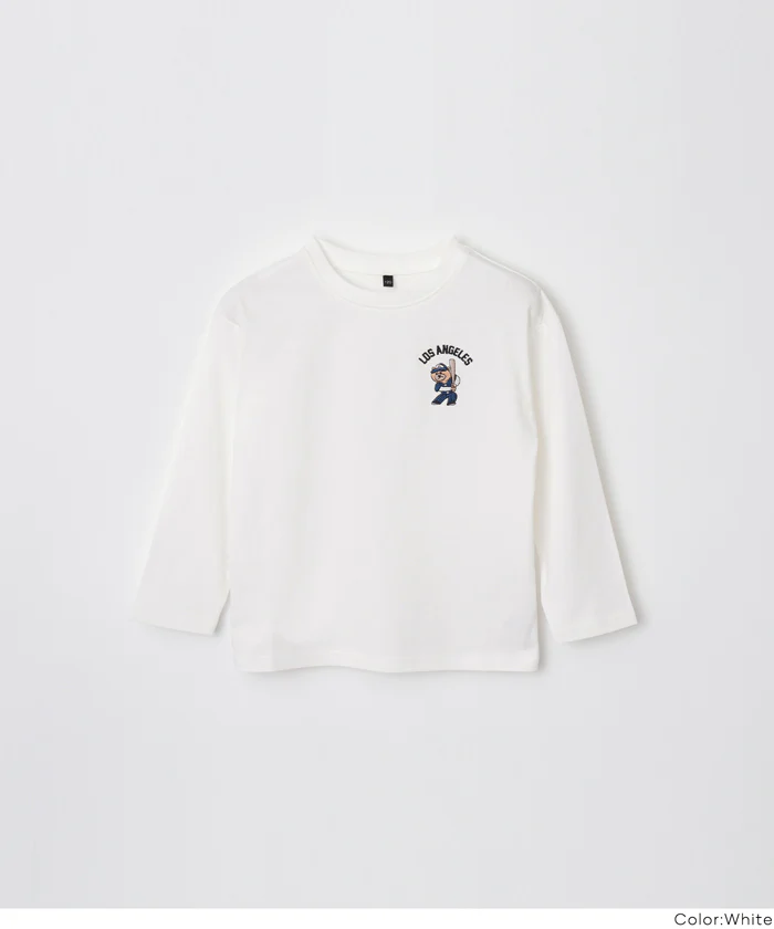 セール★990円→550円 ワンポイント刺繍長袖Tシャツ キッズ メール便不可 - Image 13